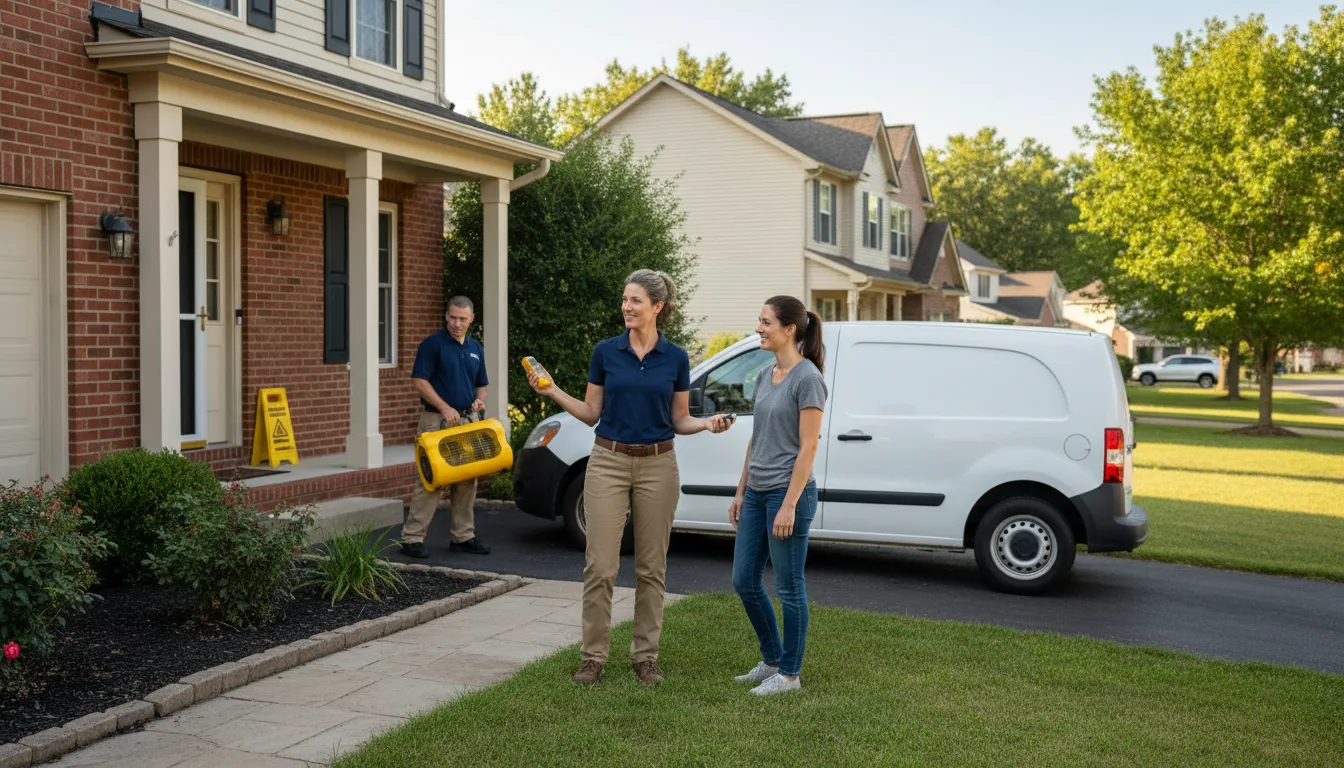 Residential water damage restoration in Ponce, PR